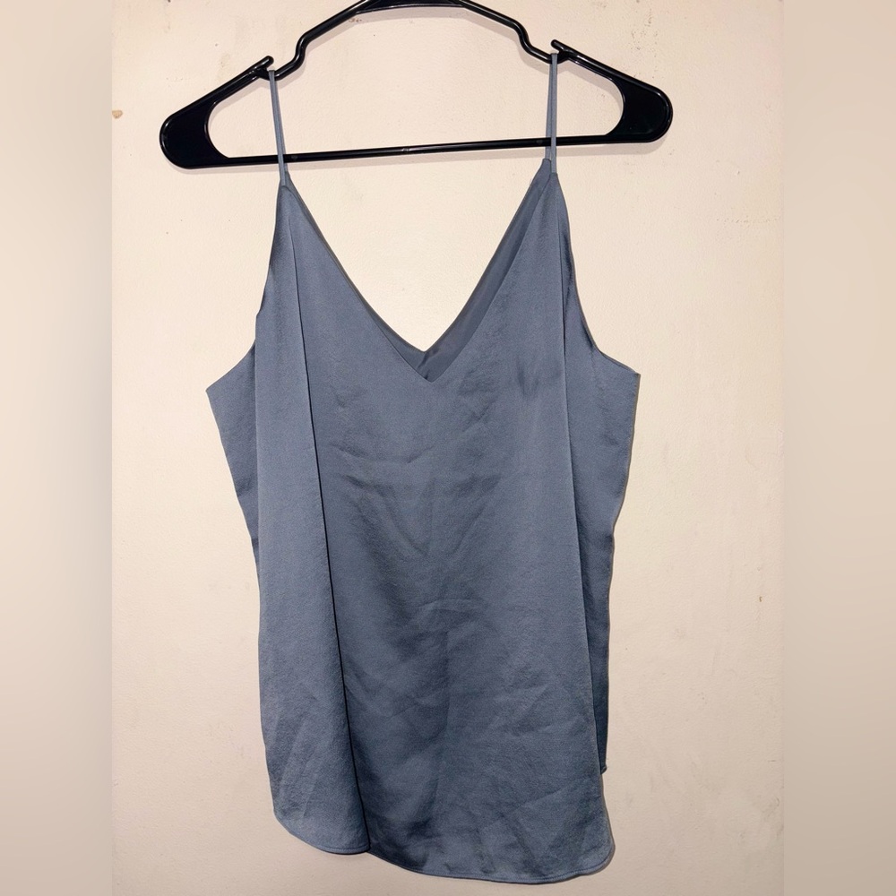 Express Steel Blue V-Neck Camisole